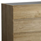 40" Oak Wood Freestanding Bathroom Vanity With White Sink And Three Drawers