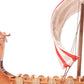 20" Unfinished Wood Hand Painted Model Boat