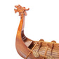 20" Unfinished Wood Hand Painted Model Boat