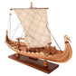13" Unfinished Wood Hand Painted Model Boat
