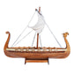 10" Unfinished Wood Hand Painted Model Boat