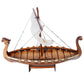 10" Unfinished Wood Hand Painted Model Boat