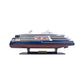 4" Unfinished Wood Hand Painted Model Boat