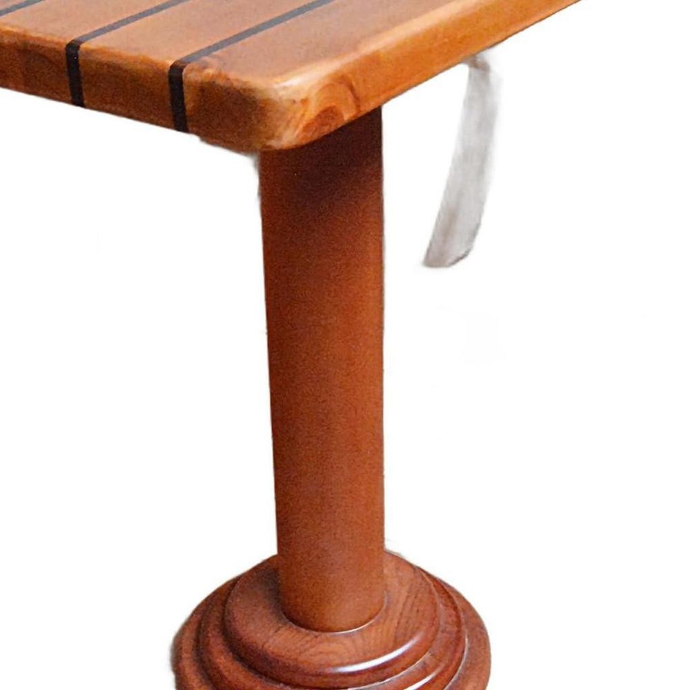 71" Unfinished Wood Hand Painted Model Boat