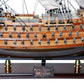 27" Unfinished Wood Hand Painted Model Boat
