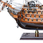 27" Unfinished Wood Hand Painted Model Boat
