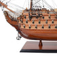36" Unfinished Wood Hand Painted Model Boat