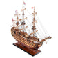 36" Unfinished Wood Hand Painted Model Boat