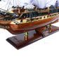 25" Unfinished Wood Hand Painted Model Boat