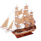 60" Unfinished Wood Hand Painted Model Boat