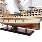 25" Unfinished Wood Hand Painted Model Boat
