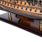 26" Unfinished Wood Hand Painted Model Boat
