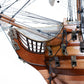 32" Unfinished Wood Hand Painted Model Boat