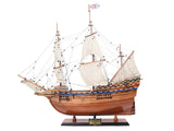 30" Unfinished Wood Hand Painted Model Boat