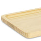 12" Natural Solid Wood Handmade Vanity Tray