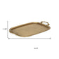 19" Antiqued Gold Cast Iron Handmade Vanity Tray