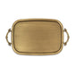 19" Antiqued Gold Cast Iron Handmade Vanity Tray