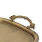 19" Antiqued Gold Cast Iron Handmade Vanity Tray