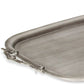 19" Silver Cast Iron Handmade Vanity Tray With Handles