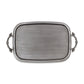 19" Silver Cast Iron Handmade Vanity Tray With Handles
