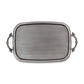 19" Silver Cast Iron Handmade Vanity Tray With Handles