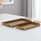 Set of Two Gold Cast Iron Handmade Vanity Trays With Handles