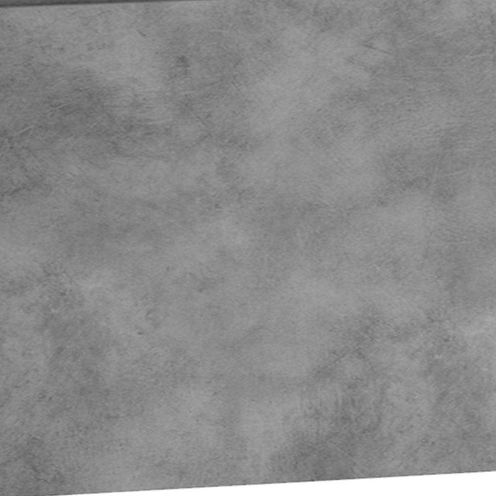 48" Gray Wood Freestanding Bathroom Vanity With White Sink And Two Drawers