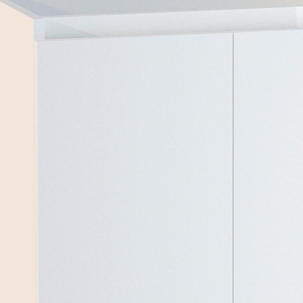 28" White Wood Freestanding Bathroom Vanity With White Sink And Two Drawers