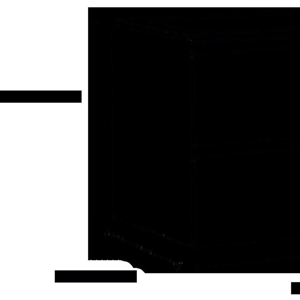 24" White Wood Freestanding Bathroom Vanity With White Sink And Two Drawers