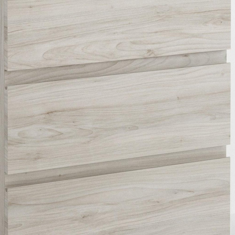 24" Natural Wood Freestanding Bathroom Vanity With White Sink And Two Drawers