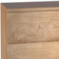 24" Oak Wood Freestanding Bathroom Vanity With White Sink And Two Drawers
