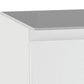 24" White Wood Freestanding Bathroom Vanity With White Sink And Two Drawers