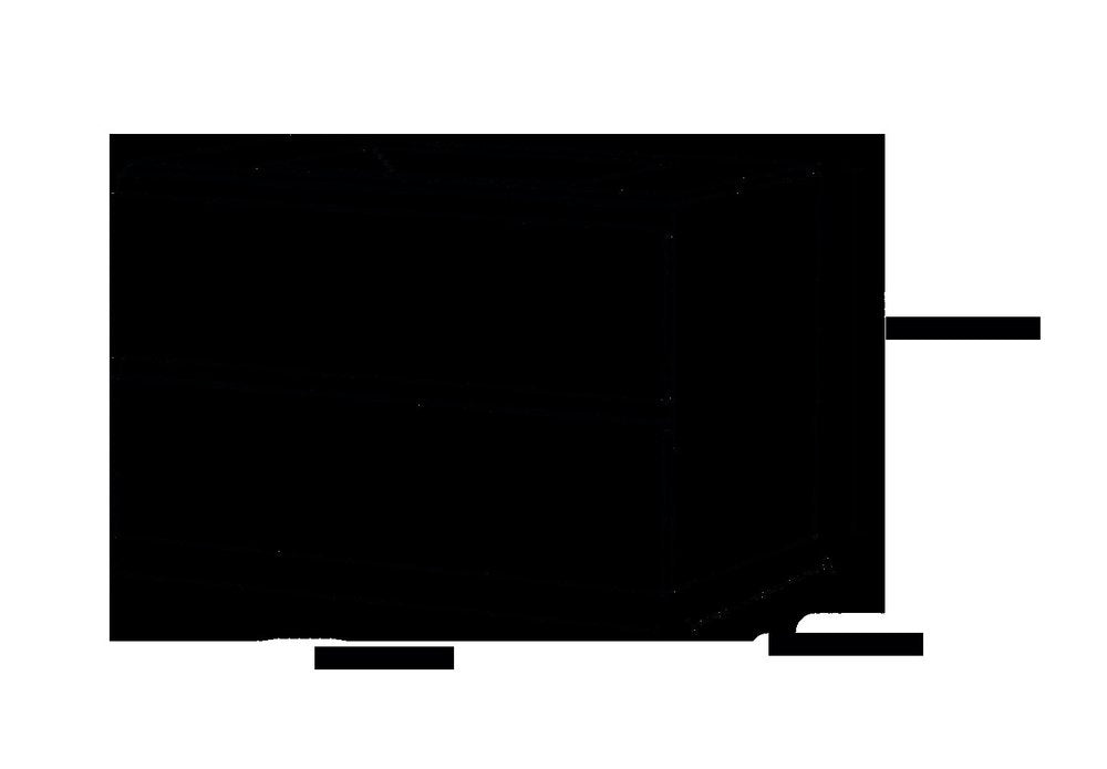 32" White Wood Freestanding Bathroom Vanity With White Sink And Two Drawers