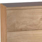 36" Oak Wood Freestanding Bathroom Vanity With White Sink And Two Drawers