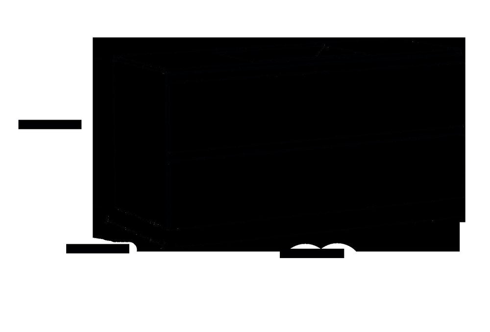 40" Natural Wood Freestanding Bathroom Vanity With White Sink And Two Drawers