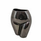 14" Gold Cast Aluminum Female Form Table Vase