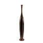 50" Burnished Brown Aluminum Floor Vase