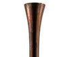 50" Burnished Brown Aluminum Floor Vase