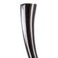39" Silver Trumpet Aluminum Floor Vase
