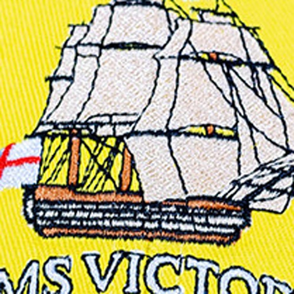 5" Unfinished Fabric Hand Painted Model Boat