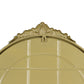 34" Gold Metal Arch Accent Mirror