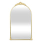 34" Gold Metal Arch Accent Mirror