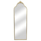 65" Gold Metal Arch Full Length Hanging Mirror
