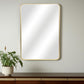 30" Gold Metal Accent Mirror