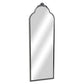 65" Black Metal Arch Full Length Hanging Mirror