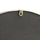 34" Gold Metal Beaded Arch Accent Mirror