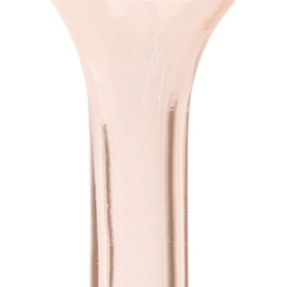 Set of Two Pink Trumpet Glass Table Vase