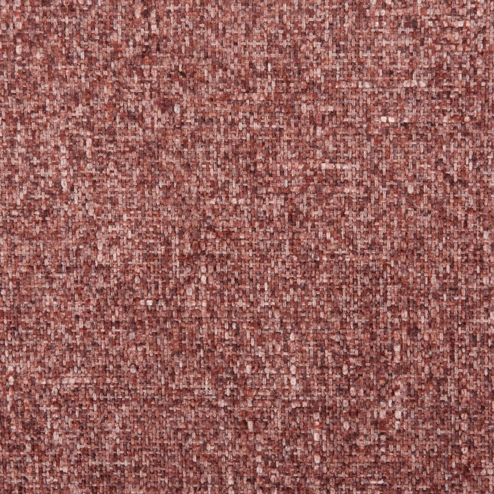 39" Copper And Brown Woven Upholstery And Solid Wood Arm Chair