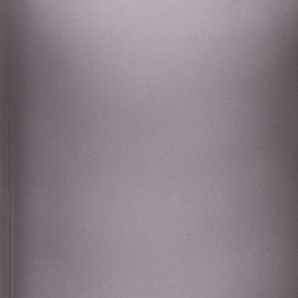 Set of Two Gray Glass Round Table Vases