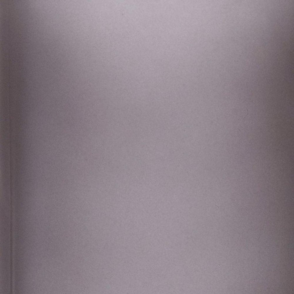 Set of Two Gray Glass Round Table Vases